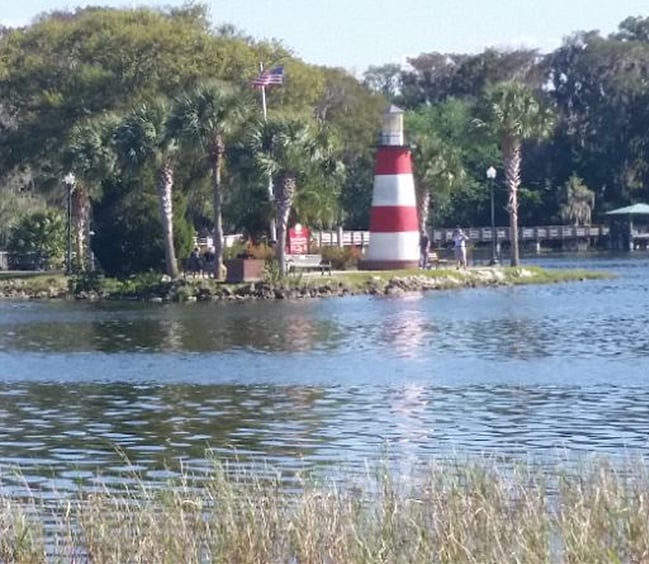 Lake Dora Lighthouse on Lake Dora. 25 Minutes.