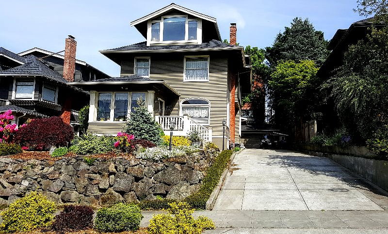 Our vintage 1907 craftsman style residence
