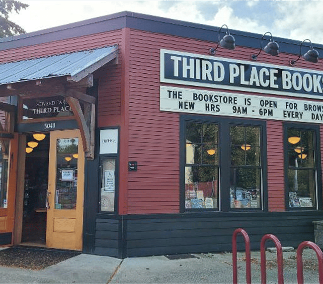 3rd Place books is great spot for browsing and a cup of coffee