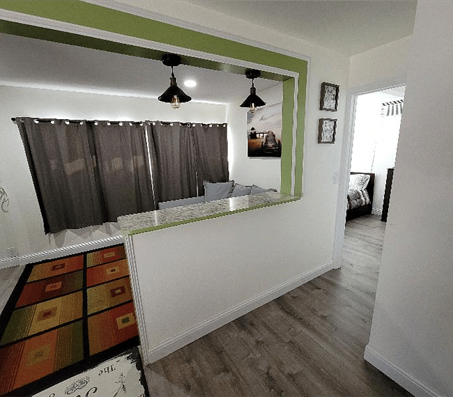 Hallway to the room
