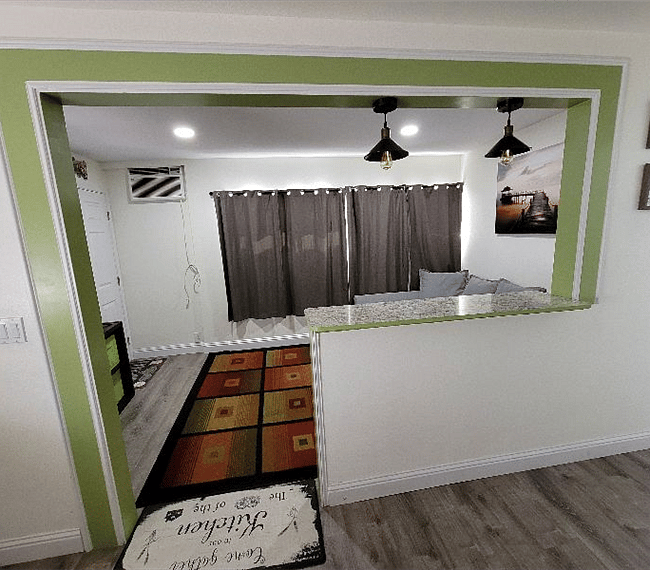 View to the living room