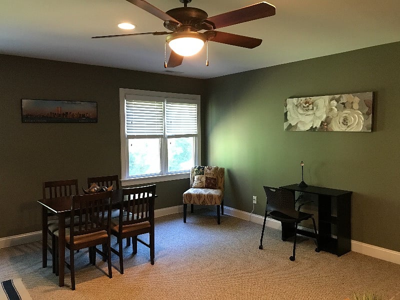 Dining and work space