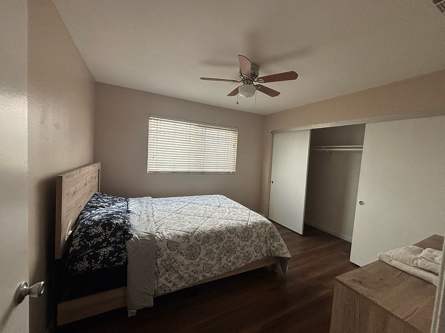 Queen Bedroom #1 (adjacent to private bathroom)