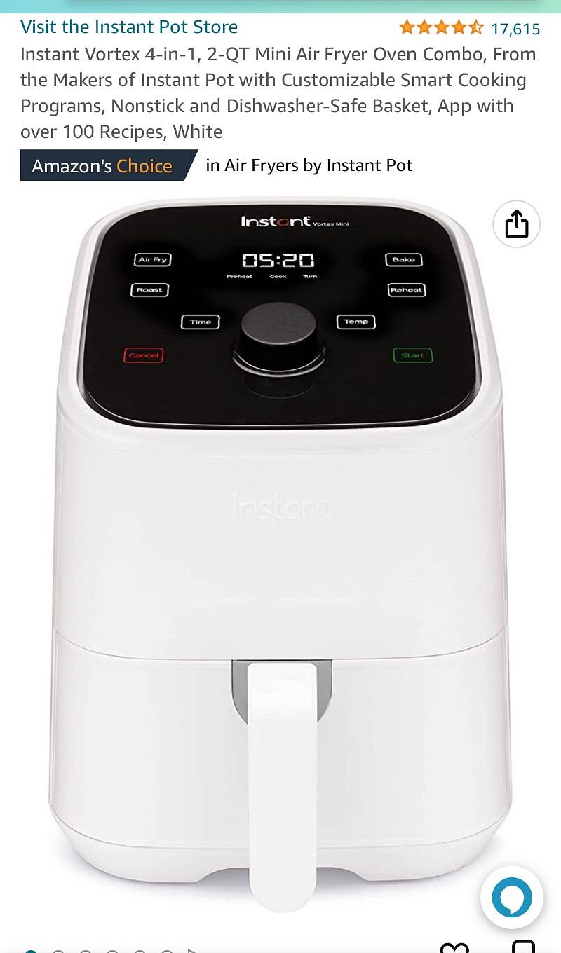 We recently added an airfryer to the kitchen!