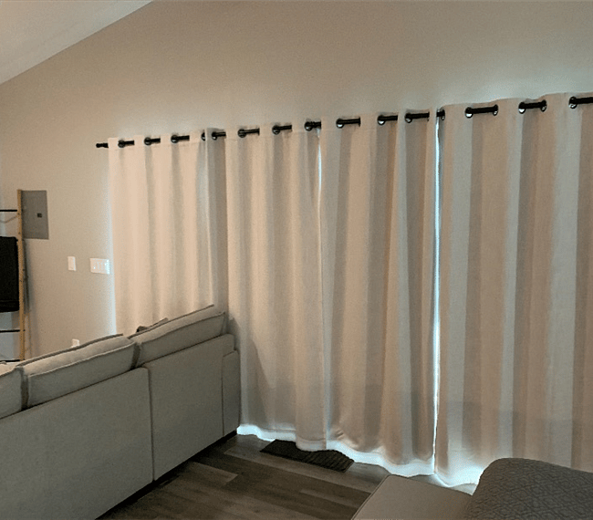 Black out curtains!