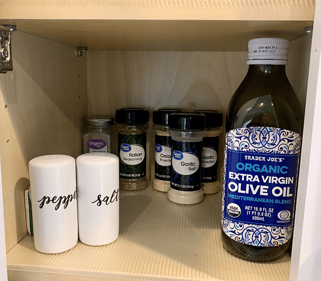 Basic spices/cooking oil