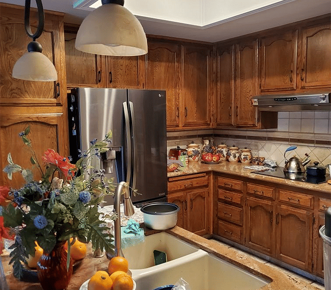 Spacious kitchen