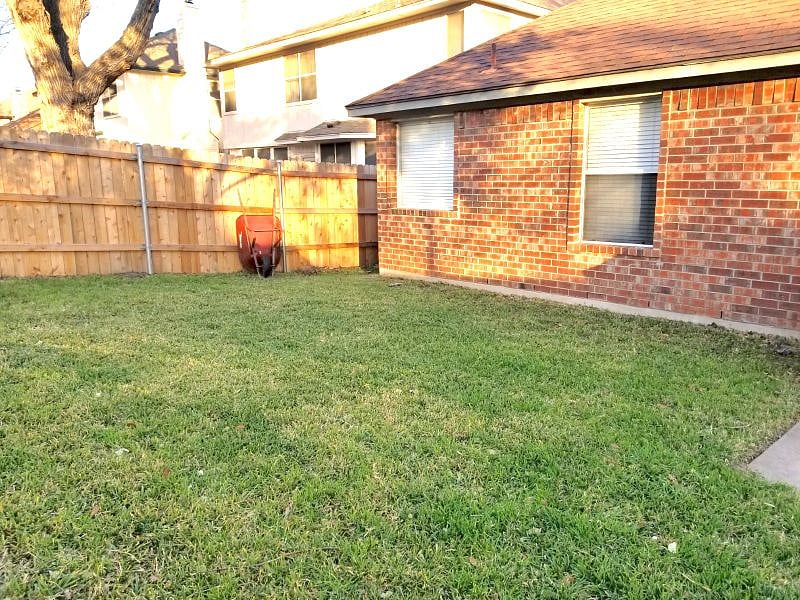 Fenced backyard for your fur babies. 