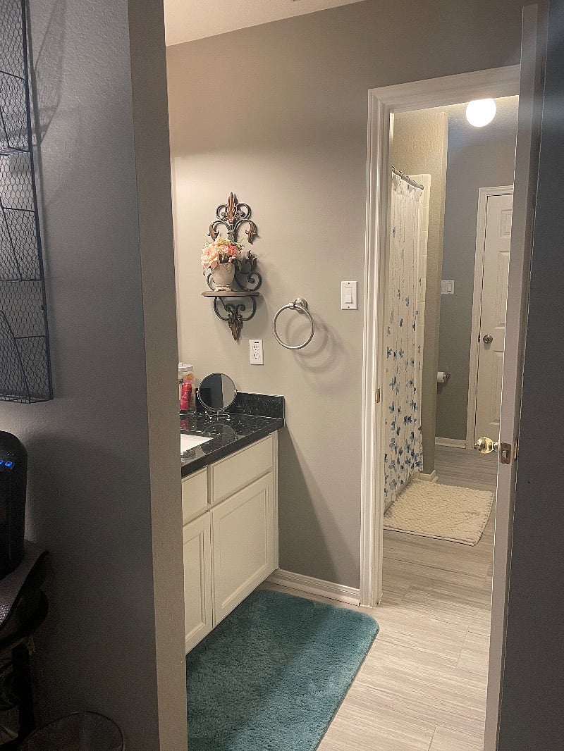 Bathroom is attached to your bedroom, totally private, NOT shared with anyone in the house.