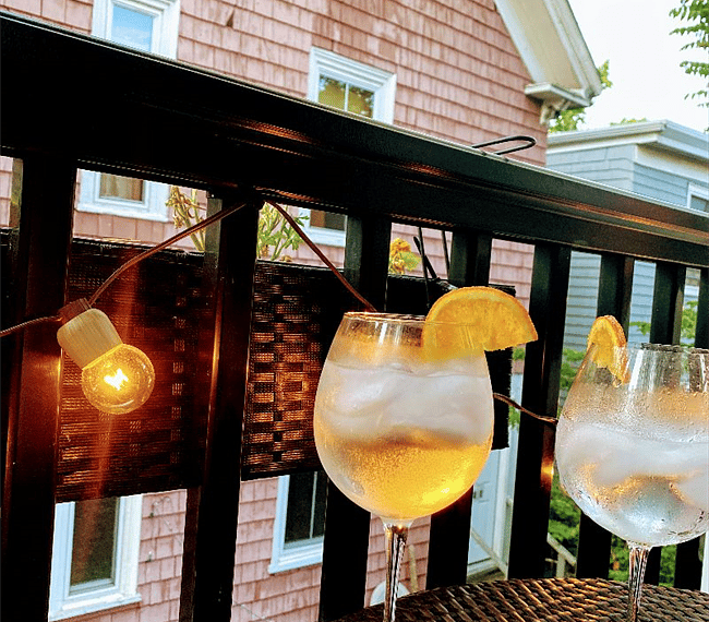 1 of 2 balconies