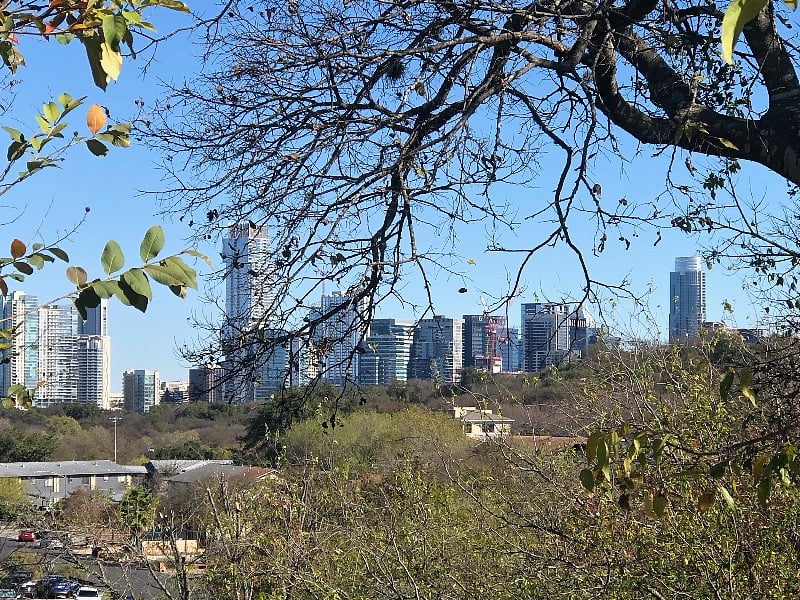 View from the back of the home.