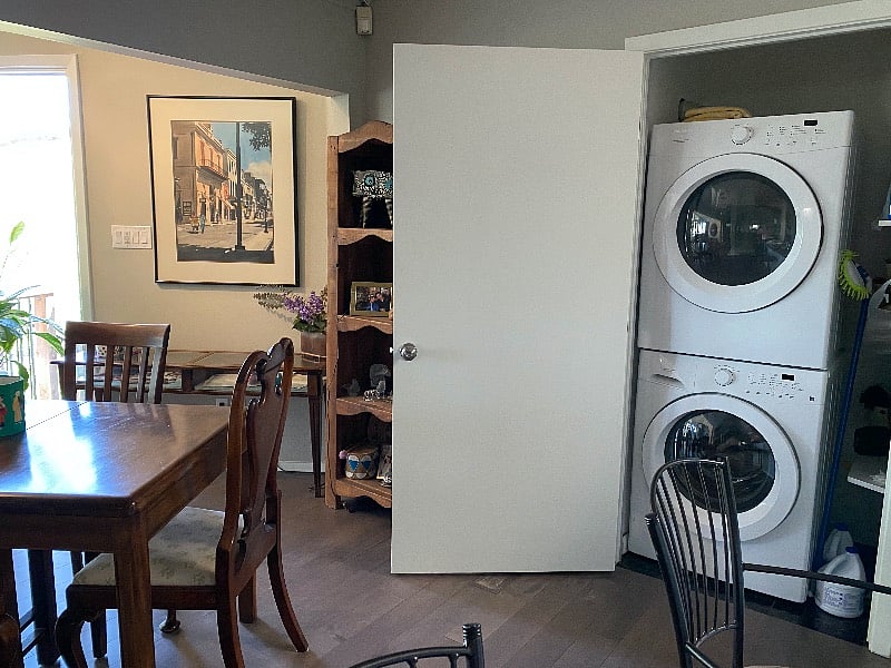Full washer and dryer