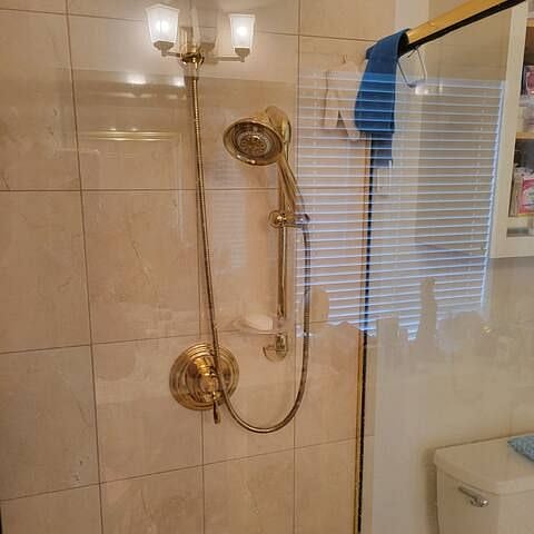 Marble shower