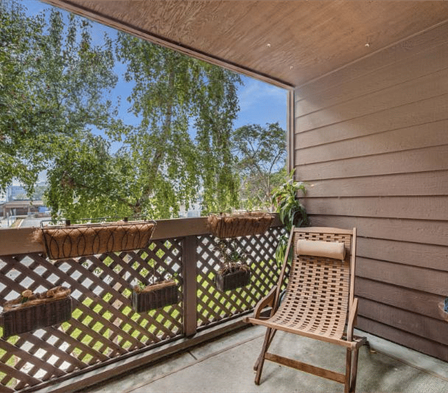 Deck with tree views