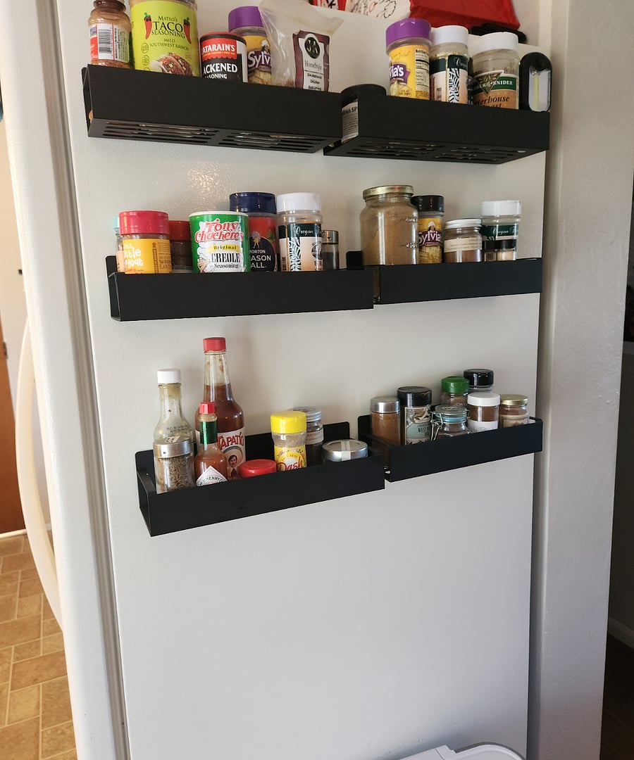 Well stocked spices for your use.