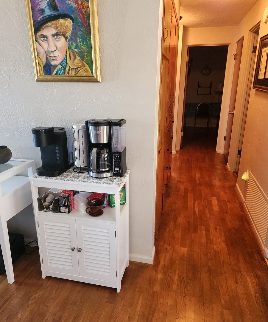 Coffee bar.