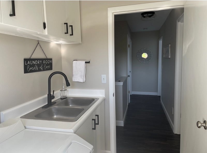 Shared laundry room