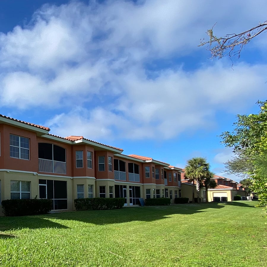 Beyond the lanai.