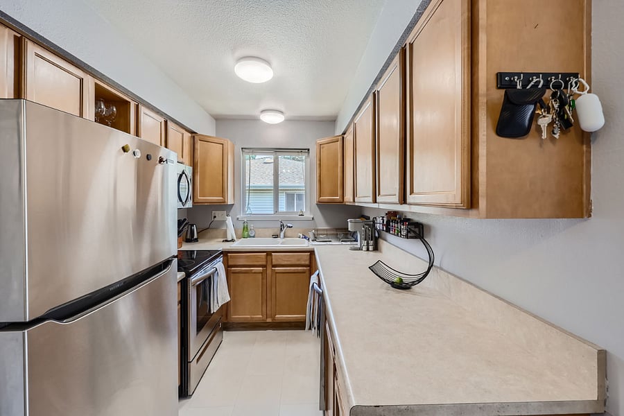 Brand new stainless steel appliances. Keurig and kettle included.