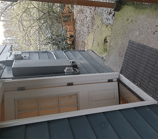 Your private entrance on the side of the house