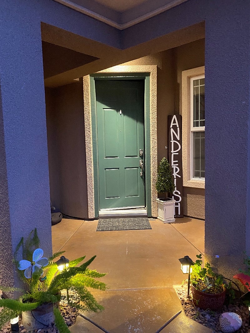 main house entrance a few feet away from casita entrance