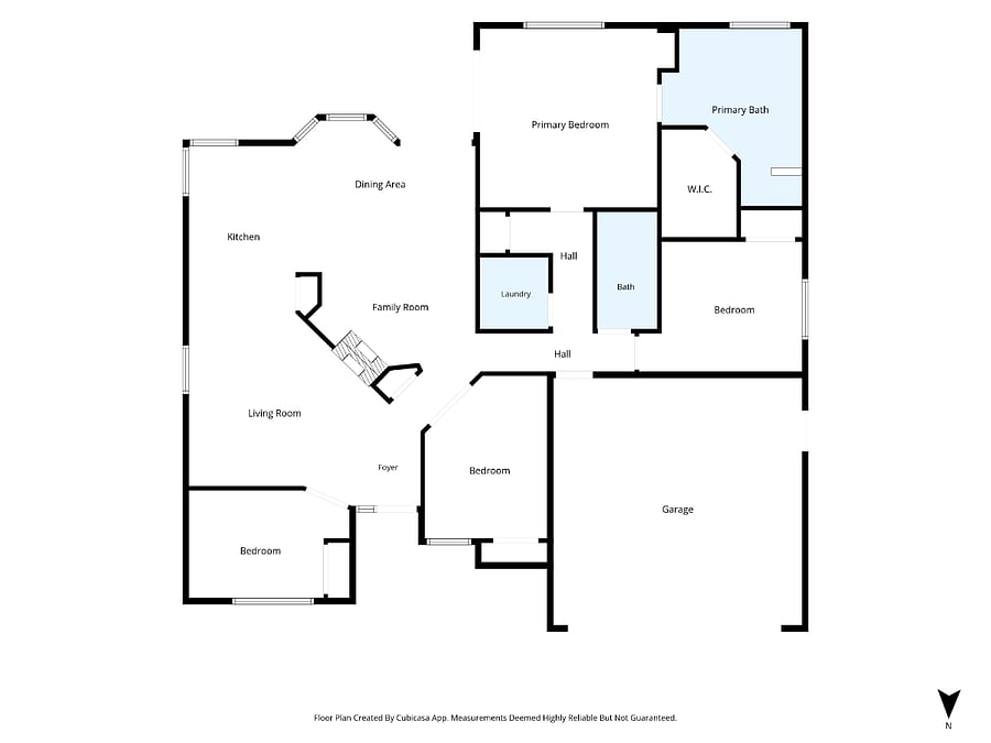 Map Lay out of the house. Blueprint
