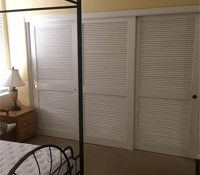 Walk-in closet with plenty of space for storage.
