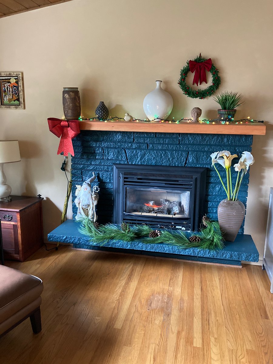 Main living room at Christmas