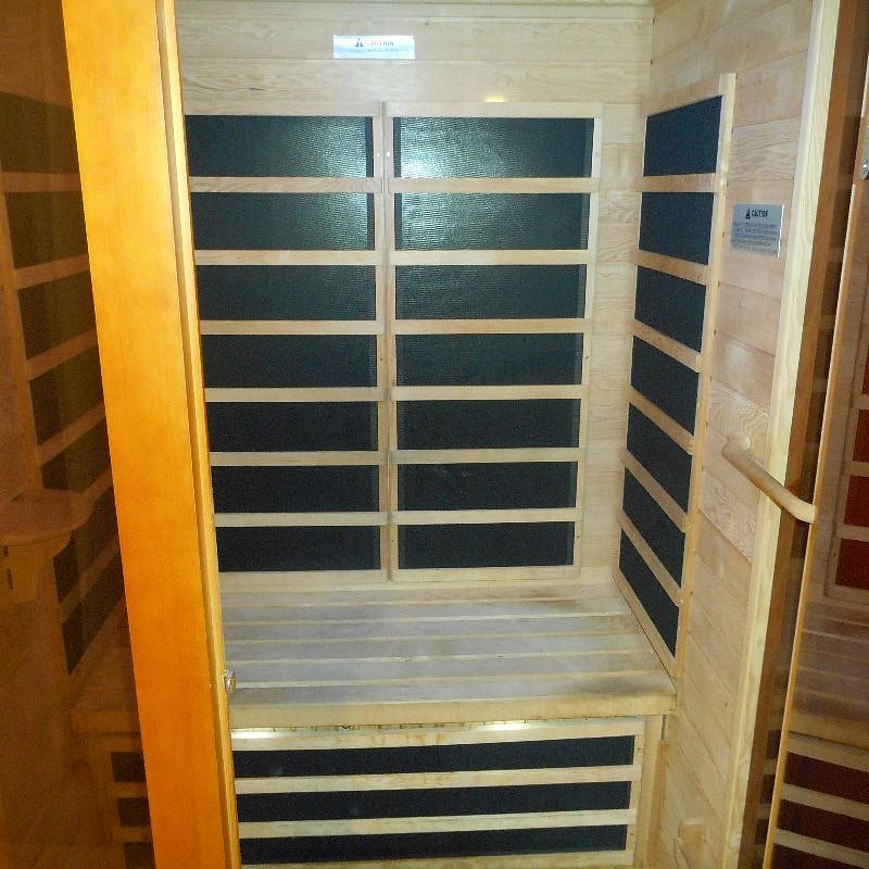 We have women's and men's sauna off of the gym.