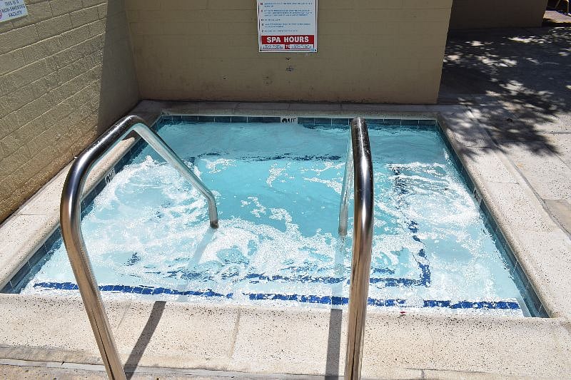 One of four Jaccuzis. 