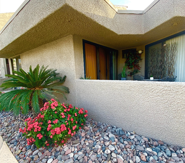 Backside of the condo