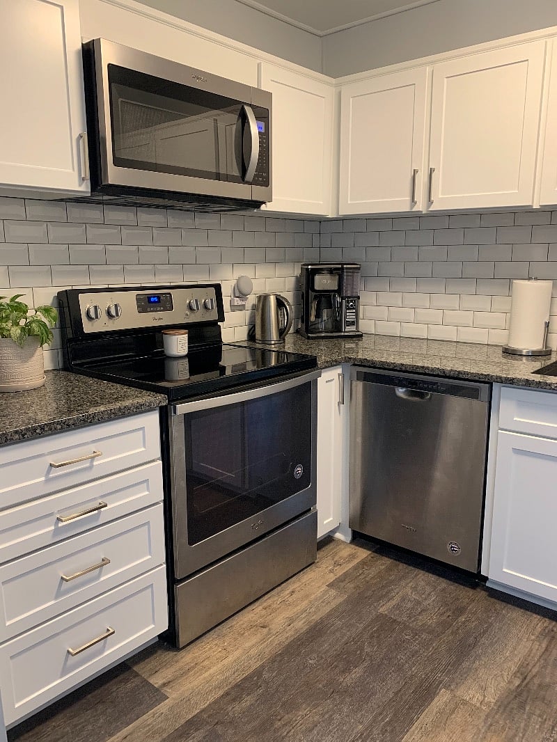 Newly renovated kitchen.
