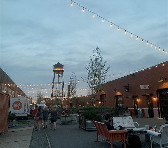 The Camp North End arts and entertainment district is only 15 minutes away. 
