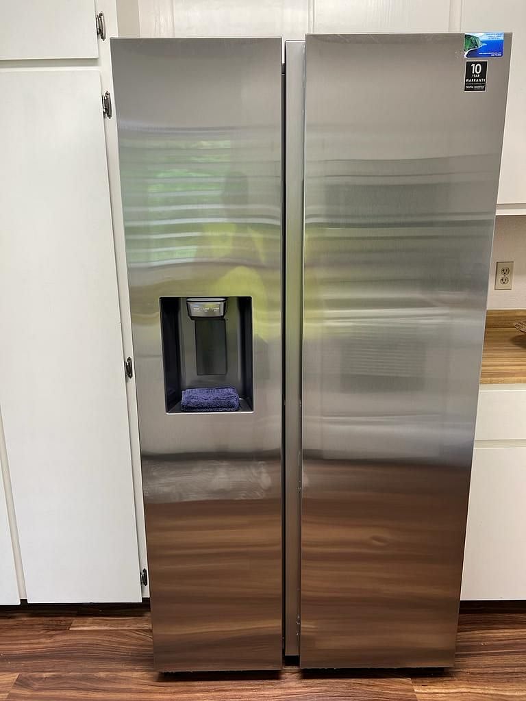 Our brand new Samsung refrigerator.