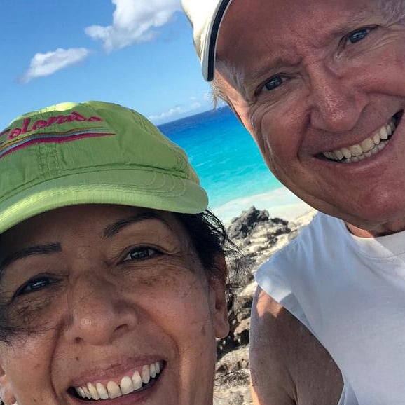 Your hosts, newly weds, Dave & Kitty, enjoying a day off at the beach