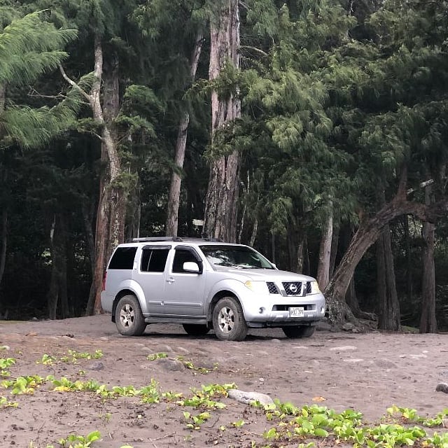 Our Nissan Pathfinder 4x4 which we rent to our travelers for 25/day or 600/month.