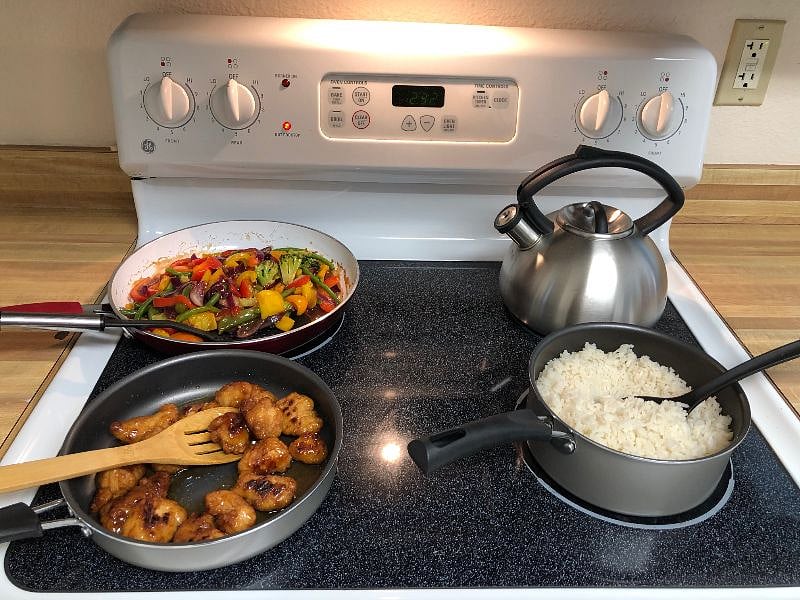 Fabulous home-cooked meal, compliments of "KITTY"