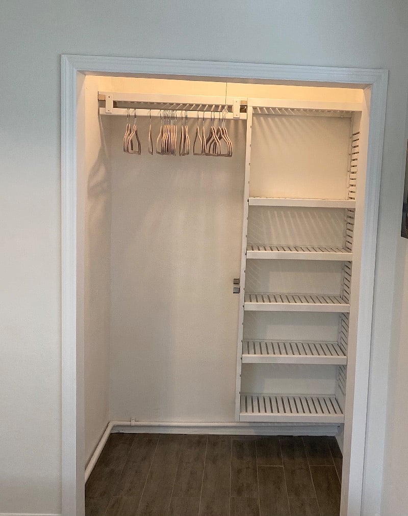 Closet in Queen bedroom