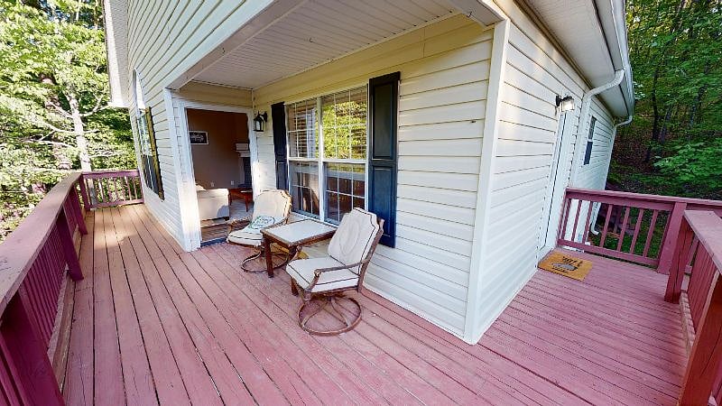 Great place to relax on upper deck.