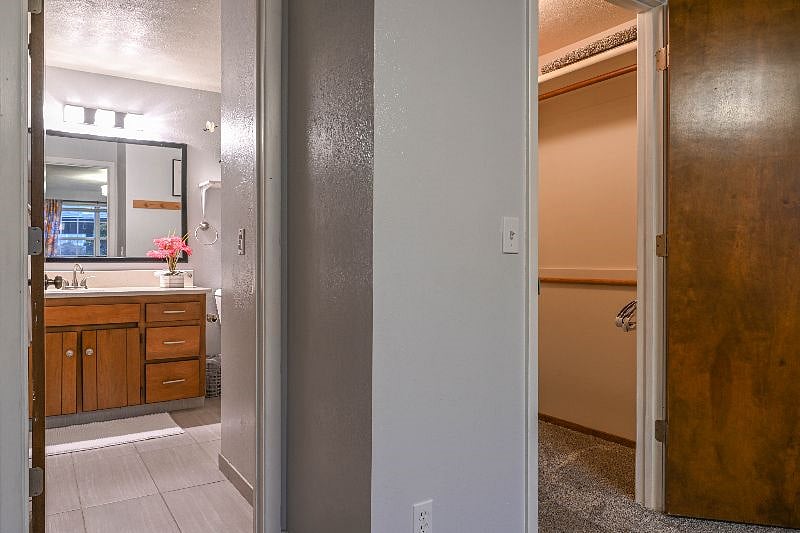 Primary Bath and Walk-in Closet