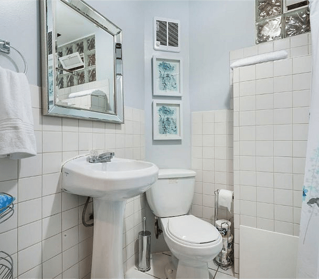 Second bathroom; always clean and neat!