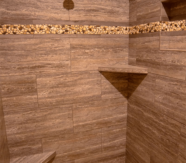 Walk in shower