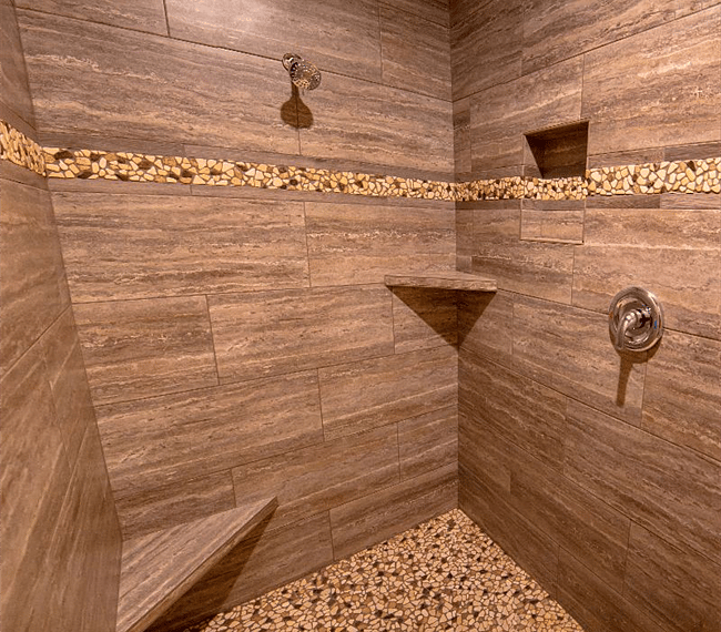 Walk in shower
