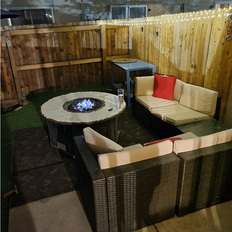 fire pit safe and available for use all year