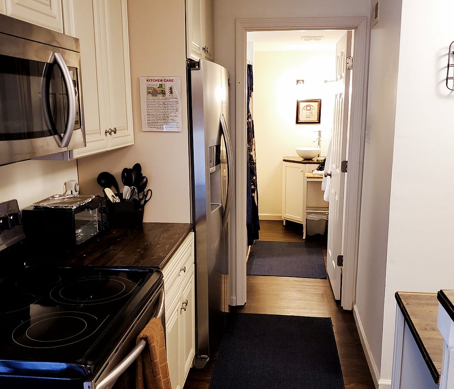 TCR- Full Stove and Large Refrigerator.