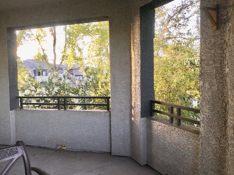 Wrap around balcony view