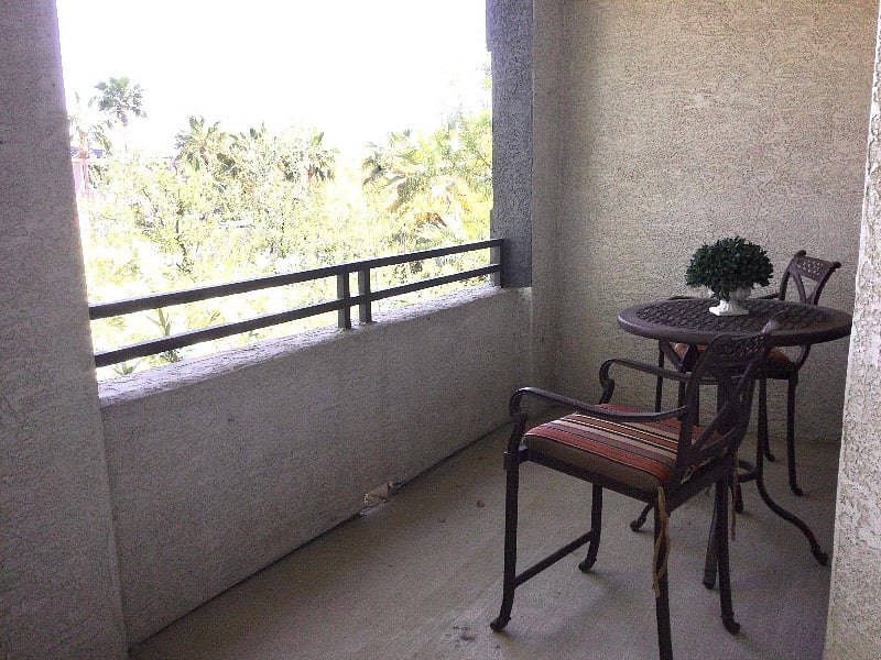 And the other wrap around balcony view