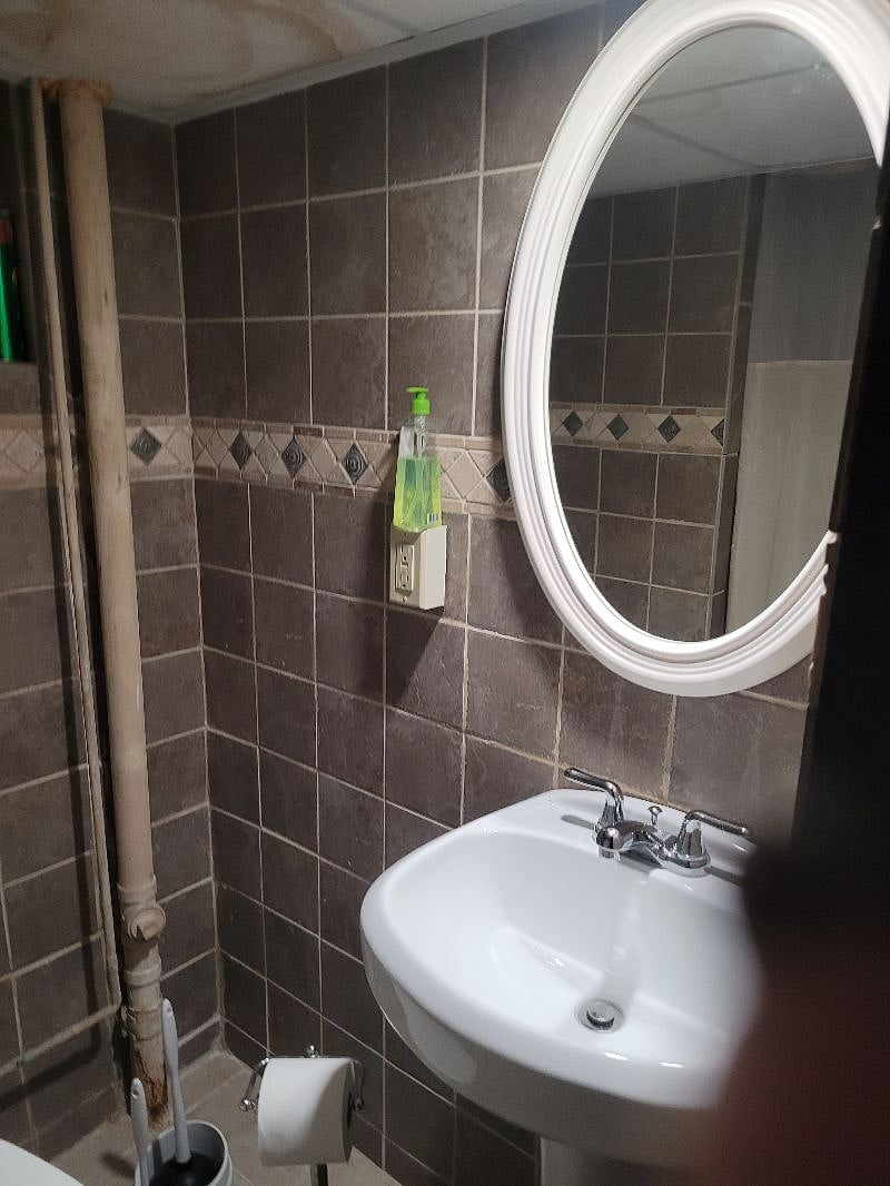 Basement bathroom