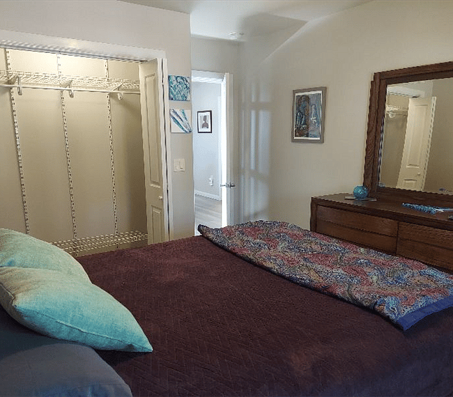 View to the closet