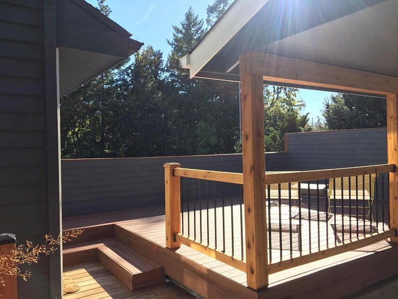 Private Outdoor deck Space